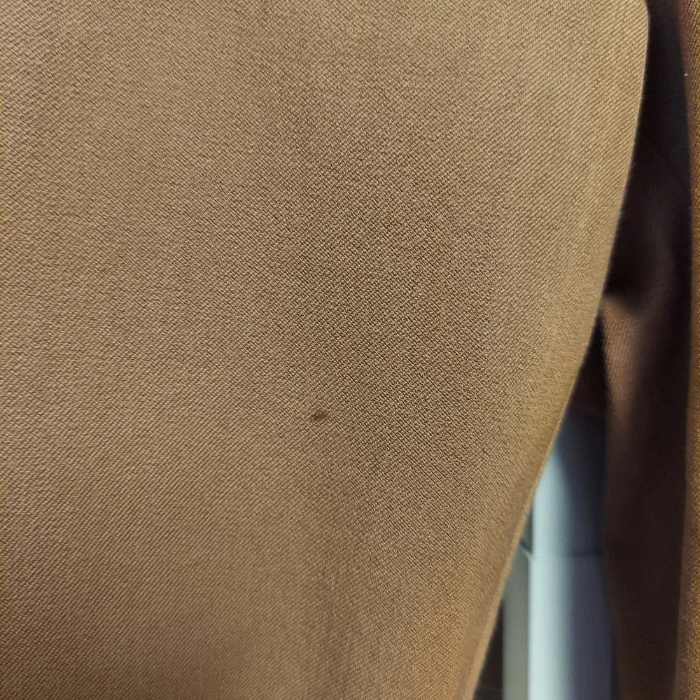 WHBM Tan Equestrian Riding Style Leggings Suede Patch Old Money  Preppy Academia